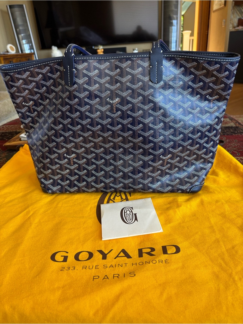 Goyard Artois PM in Navy
